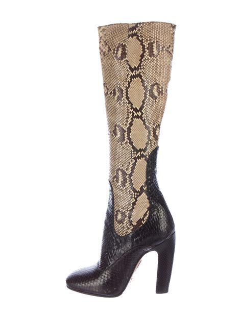 ladies prada boots|prada snakeskin boots.